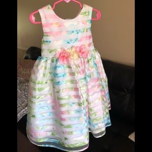 BNWT!! Girls Party Dress Multi Color